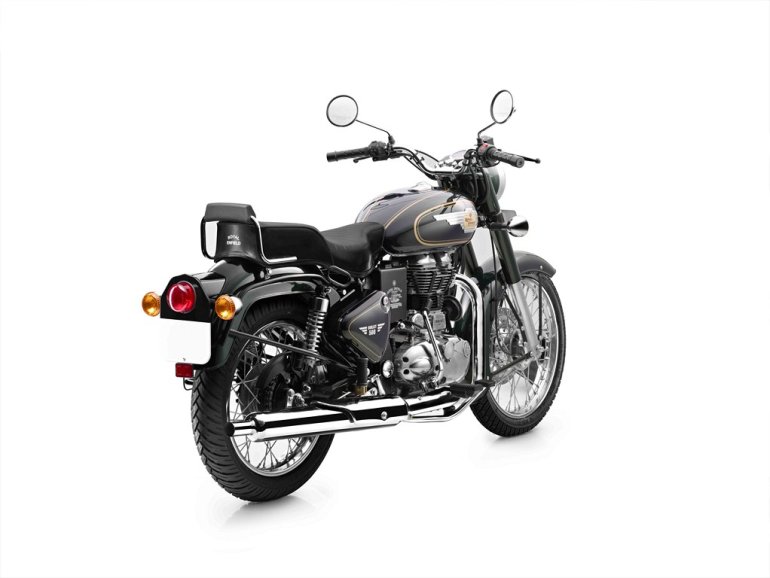 Royal Enfield Bullet 500 in Forest Green colour-Back