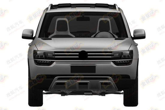 VW Taigun chinese patent leak front