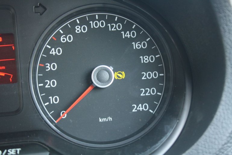 VW Polo GT TSI brake pedal depress prompt