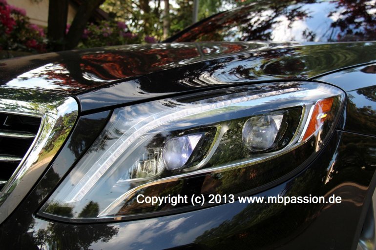2014 Mercedes S Class American version headlight