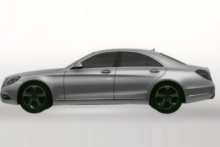 2014 Mercedes S Class S500 Hybrid Plus left side