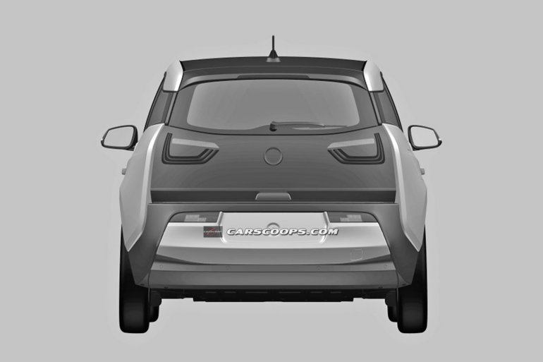 BMW i3 production patent leak rear