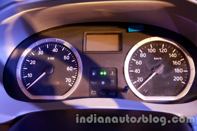 Mahindra Vibe instrument cluster