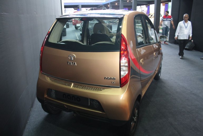 Tata Nano Alpha body kit rear three quarters