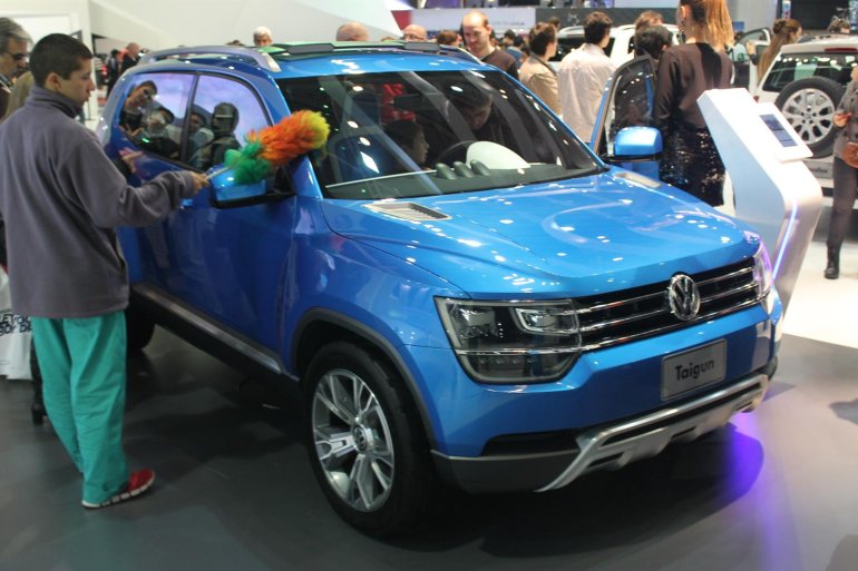 VW Taigun front Buenos Aires Motor Show