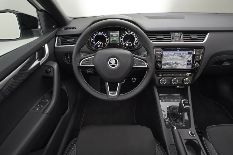 All new Skoda Octavia RS cabin