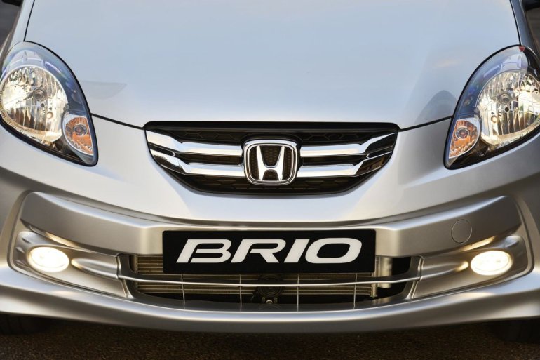Honda Brio sedan South Africa front fascia