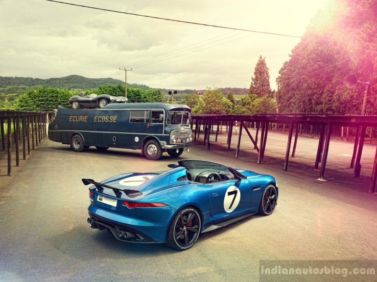 Jaguar Project 7 rear three quarter