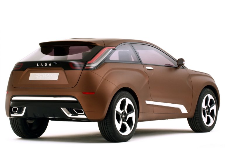 Rear three quarter of Lada X-ray concept
