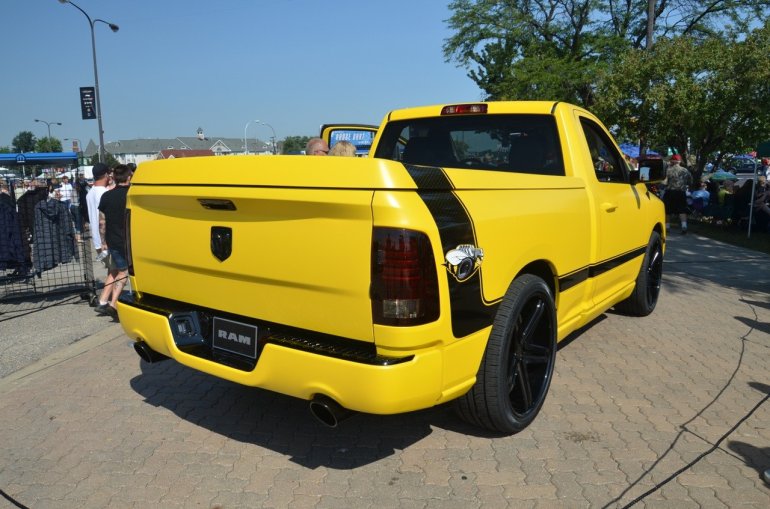 Rear three quarter of the Ram Rumble Bee Concept