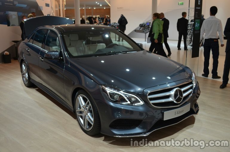 2014 Mercedes E-class With 9-speed Gearbox [frankfurt Live]