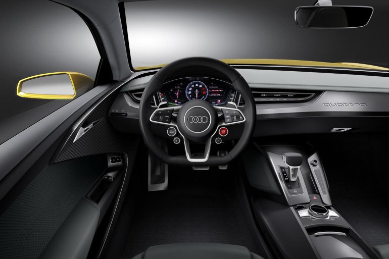 Audi Sport Quattro Concept cockpit