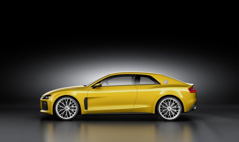 Audi Sport Quattro Concept side view