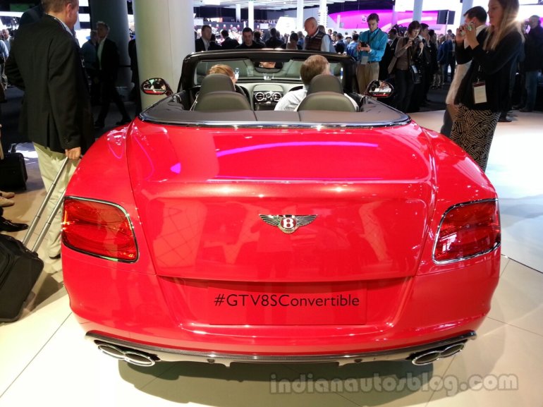 Bentley Continental GT V8 S Convertible Rear