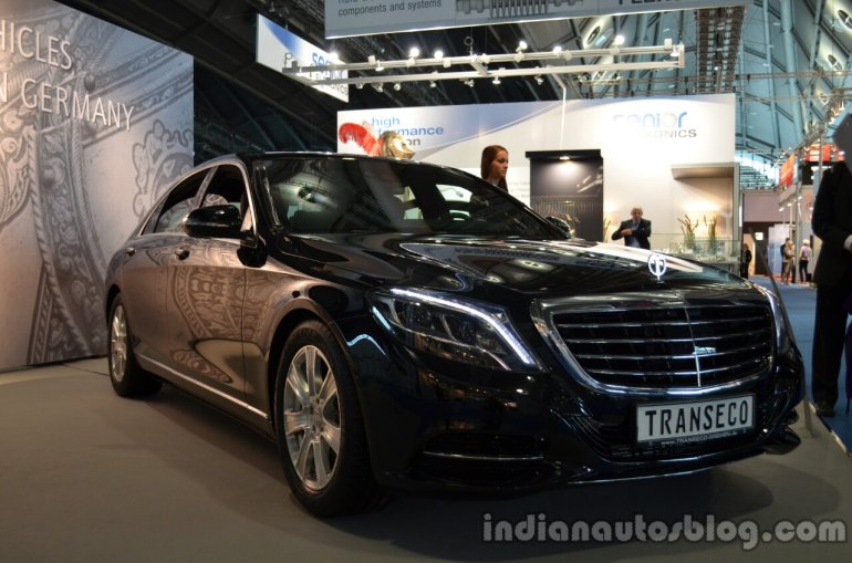Left - Transeco 2014 Mercedes S Class Front