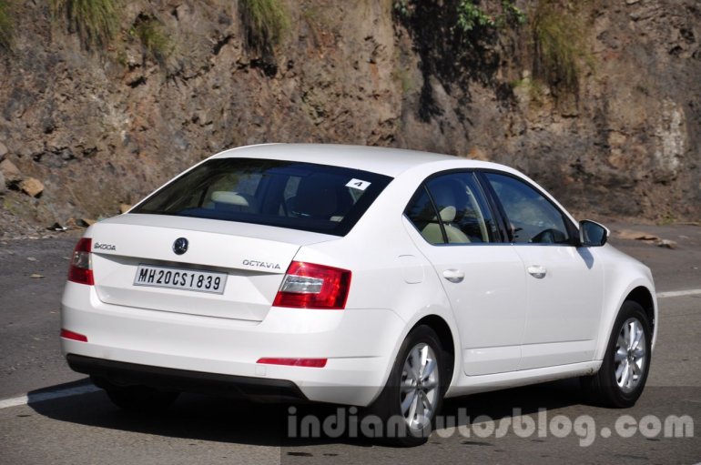 Skoda Octavia white