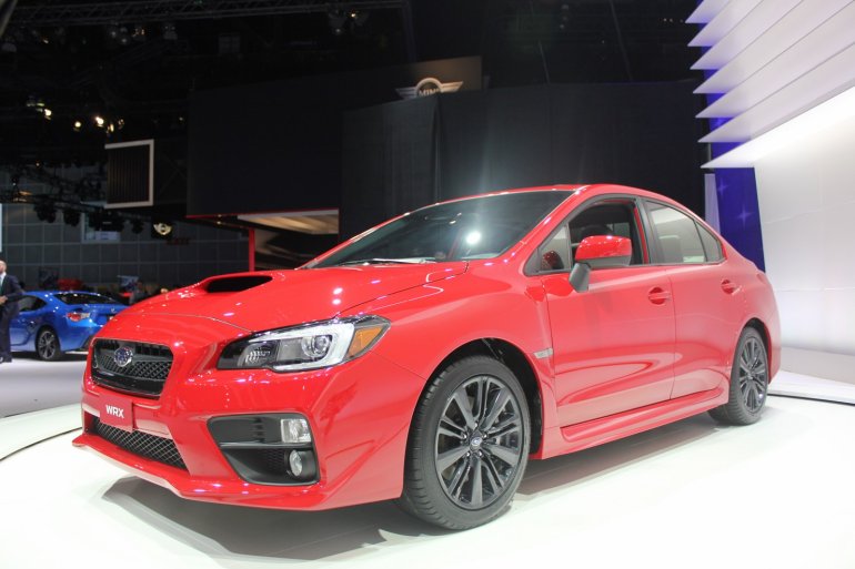 2015 Subaru WRX front three quarters