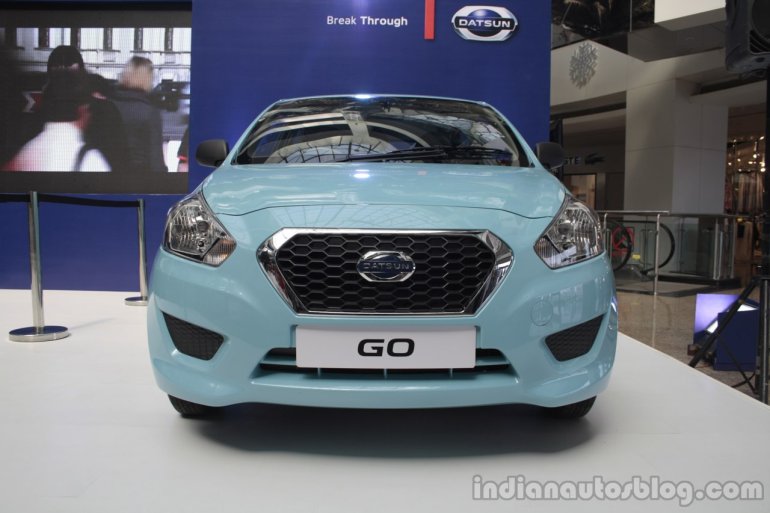 Datsun Go front view from Mumbai roadshow