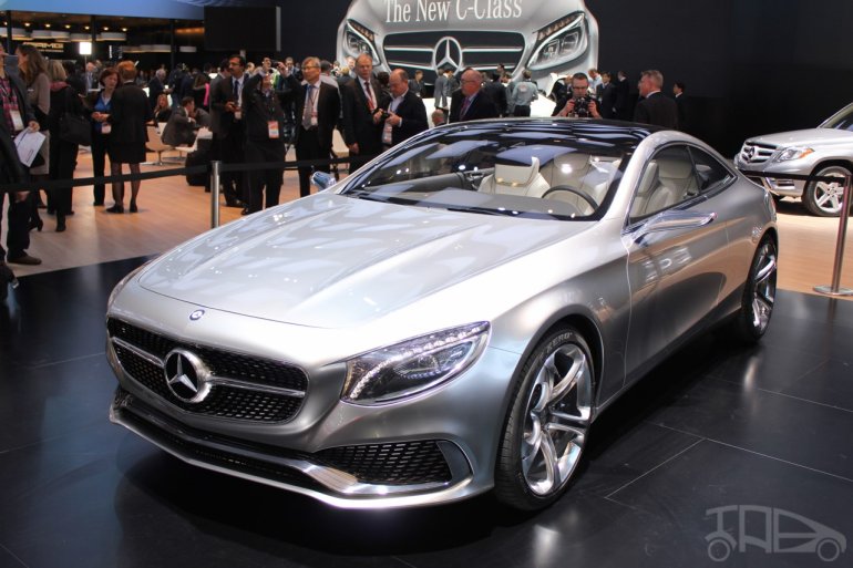 Mercedes-Benz Concept S-Class Coupe front three quarter left at NAIAS 2014