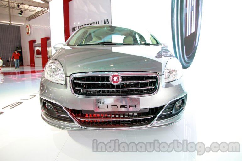 Fiat Linea facelift at Auto Expo 2014