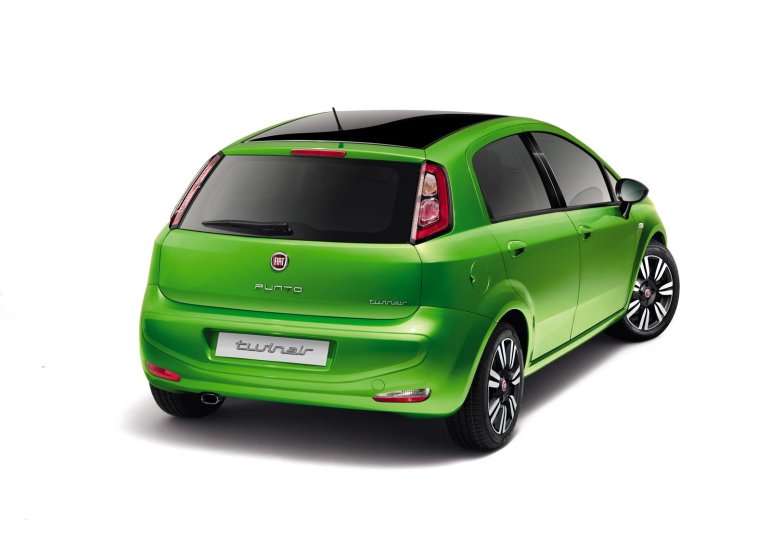 Fiat Punto facelift rear press image 2012