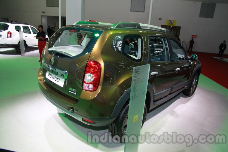 Renault Duster Adventure Edition rear three quarters right at Auto Expo 2014