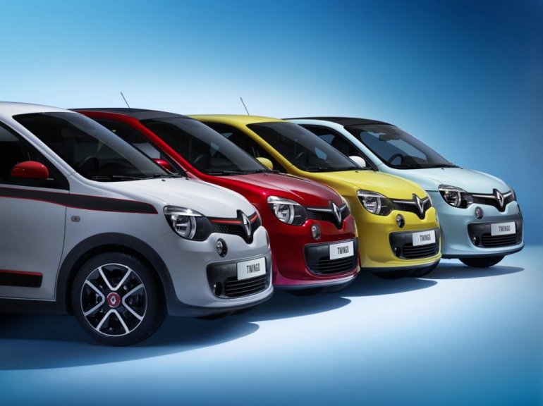 Renault Twingo variants grille press shot