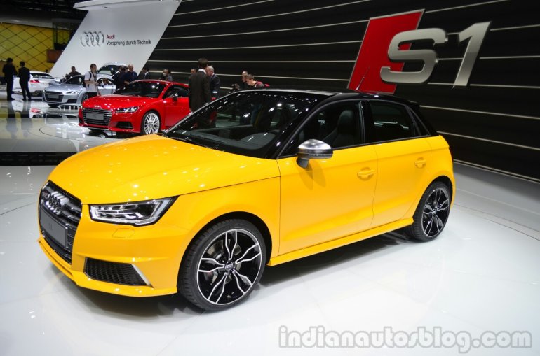 Audi S1 Sportback front three quarter - Geneva Live