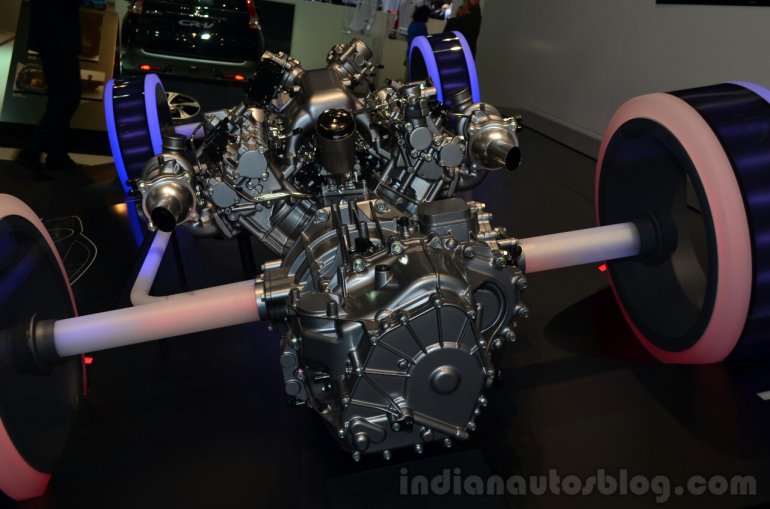 Honda NSX powertrain layout V6 detail - Geneva Live