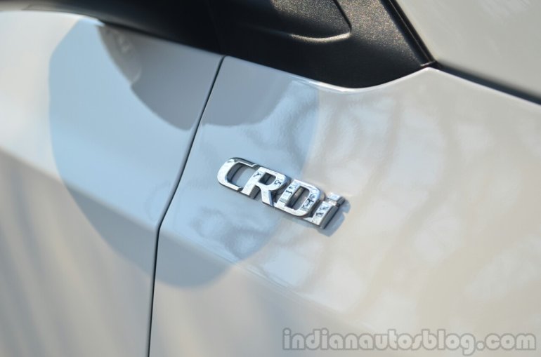 Hyundai Xcent Review CRDI badge