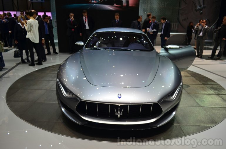 Maserati Alfieri Concept front at Geneva Motor Show 2014