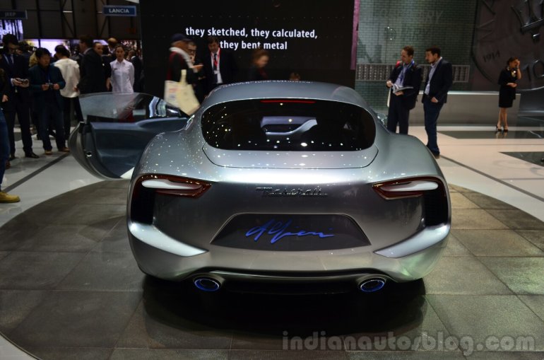Maserati Alfieri Concept rear at Geneva Motor Show 2014