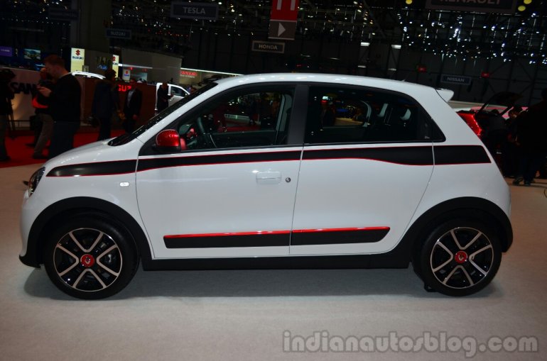 New Renault Twingo side at Geneva Motor Show