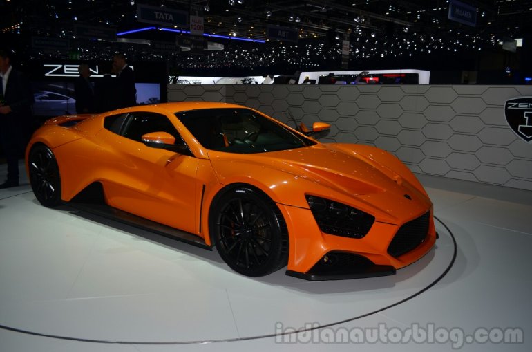 Zenvo ST1 front three quarters at Geneva Motor Show