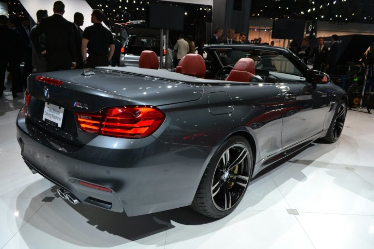 BMW M4 Convertible at 2014 New York Auto Show - rear three quarter