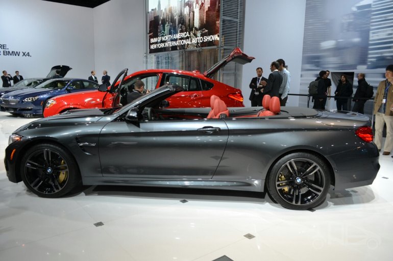 BMW M4 Convertible at 2014 New York Auto Show - side