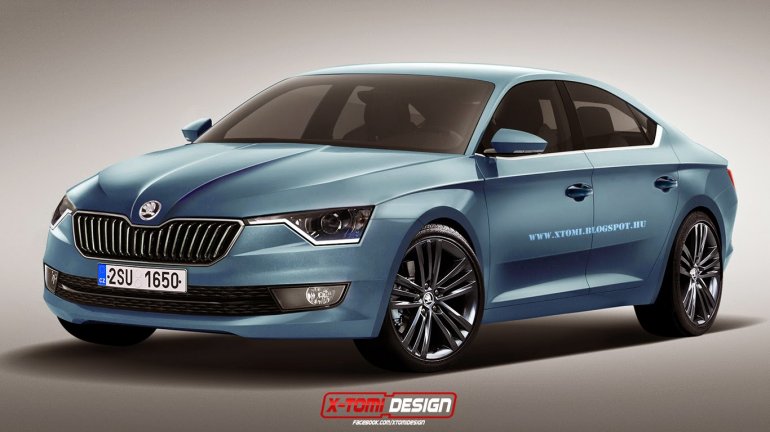 2016 Skoda Superb rendering