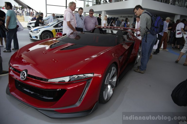 VW GTI Roadster front three quarters at the 2014 Goodwood Festival of Speed