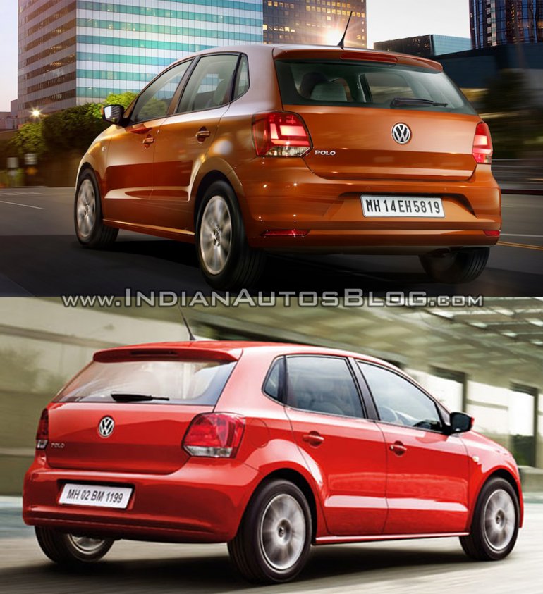 Old vs New VW Polo facelift vs VW Polo prefacelift