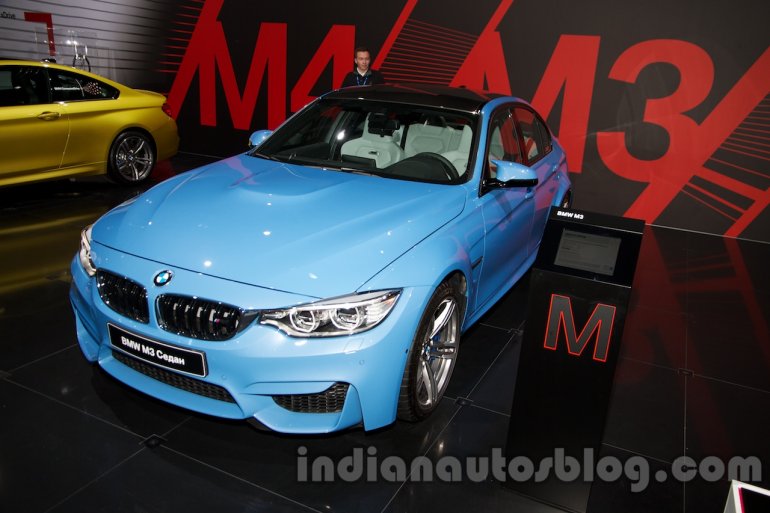 BMW M3 Sedan at the 2014 Moscow Motor Show