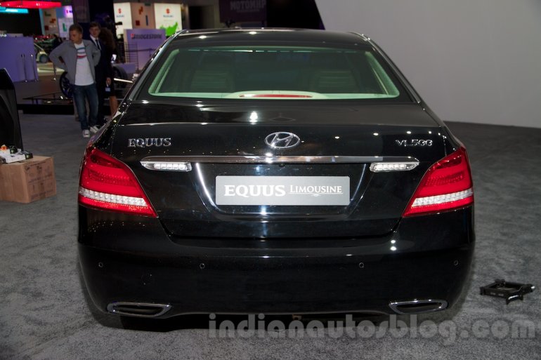 Hyundai Equus Limousine at 2014 Moscow Motor Show rear