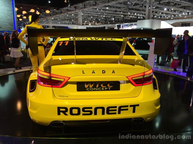 Lada Vesta WTCC concept at the 2014 Moscow Motor Show