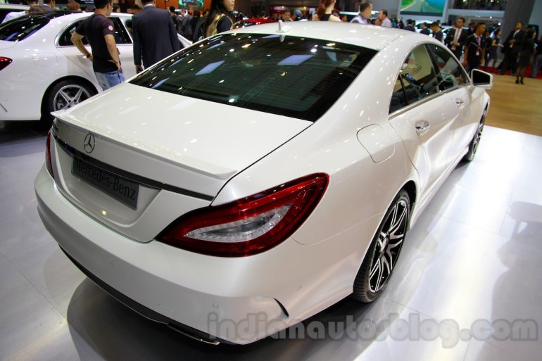 2015 Mercedes CLS rear three quarters right at the 2014 Indonesia International Motor Show