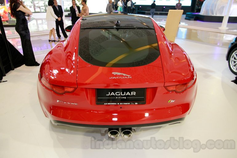 Jaguar F-Type S Coupe at the 2014 Indonesia International Motor Show rear