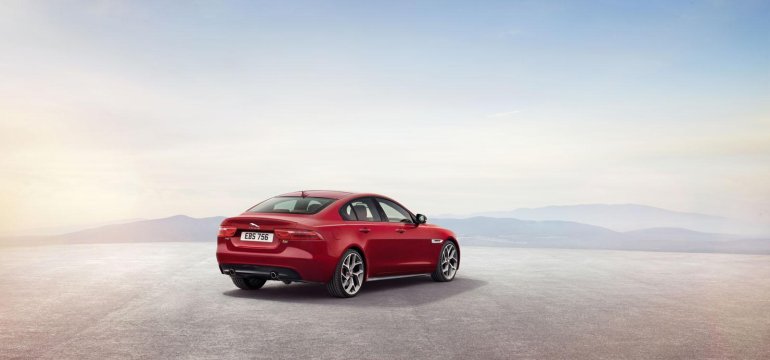 Jaguar XE rear three quarter left official image