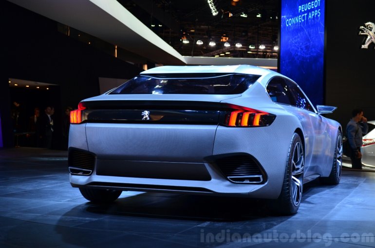 Peugeot Exalt Concept rear at the 2014 Paris Motor Show