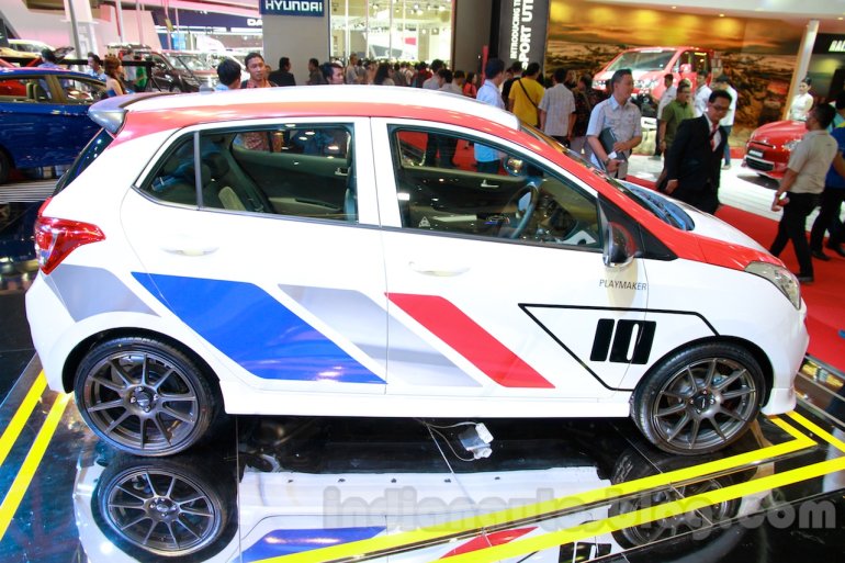 Sporty Hyundai Grand i10 at the 2014 Indonesia International Motor Show
