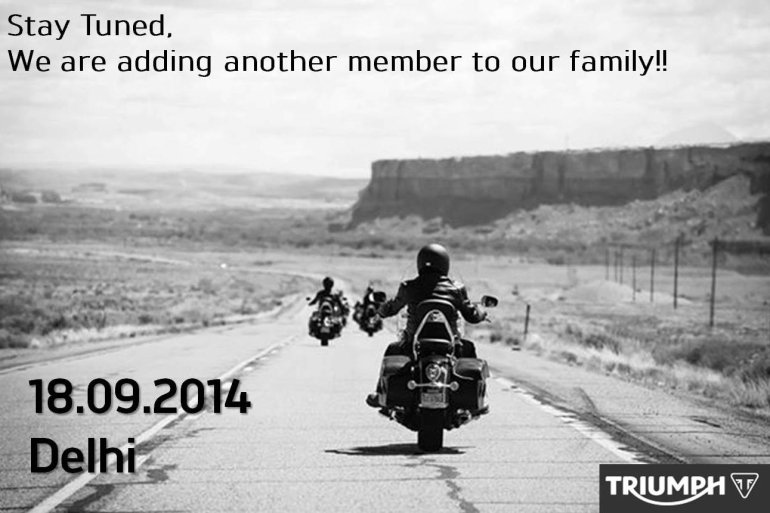 Triumph bike launch India invitation