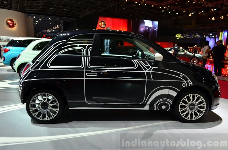 Fiat 500 Rod Arad Edition profile at the 2014 Paris Motor Show