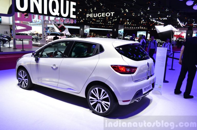 Renault Clio Initiale Paris rear three quarter at the 2014 Paris Motor Show